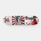 "Three3Three" Blood Script Deck Skateboard (Horizontaal)
