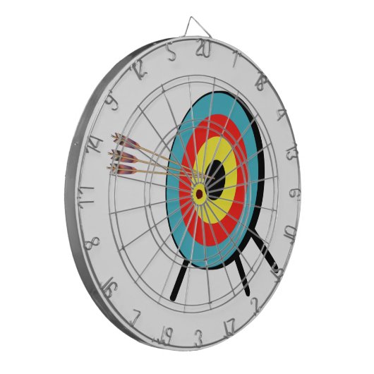 Three Arrow Bullseye Dartbord (Voorkant Links)