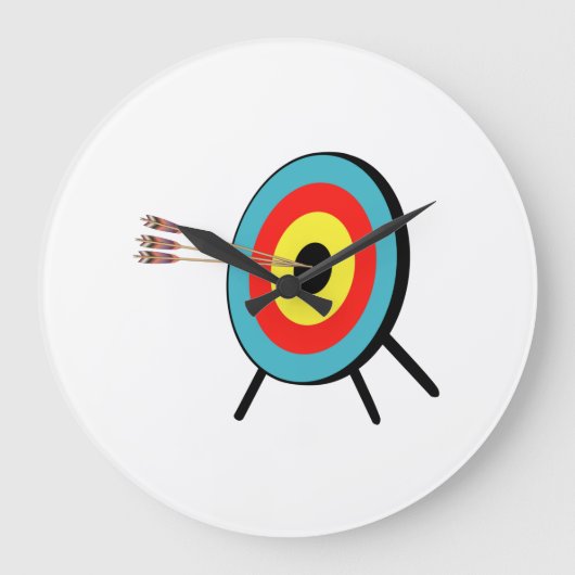 Three Arrow Bullseye Grote Klok (Voorkant)