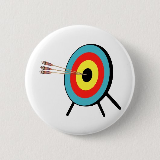 Three Arrow Bullseye Ronde Button 5,7 Cm (Voorkant)