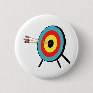 Three Arrow Bullseye Ronde Button 5,7 Cm