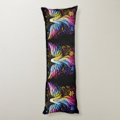 Three Beautiful Angel On the Back and Front of a Lichaamskussen (Achterkant (Verticaal))