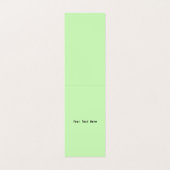 Three Black Cat Musician Bladmuziek Groen Visitekaartjes (Binnenkant ongevouwen)