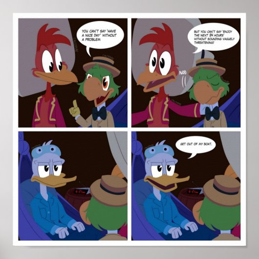 Three caballeros comic poster (Voorkant)