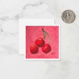 Three Cherries Notitiekaartje