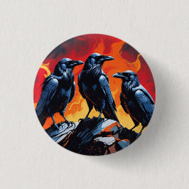 Three Crows Ronde Button 3,2 Cm