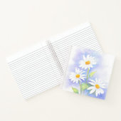 "Three Daisies" Waterverf Notitieboek (Binnen)