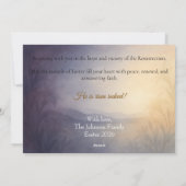 Three Days That Changed Everything Easter Card Feestdagenkaart (Achterkant)