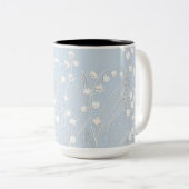 Three Dimensional Lily of the Valley Flowers Mug (Devant droit)