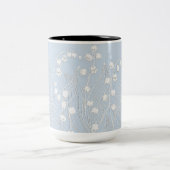 Three Dimensional Lily of the Valley Flowers Mug (Centre)