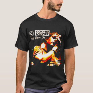 Three Doors Down Post Grunge Zanger Grafisch Ontwe T-shirt