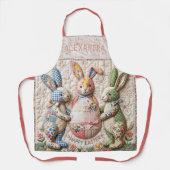 Three Easter Bunny Quilted Look Schort (Voorkant)