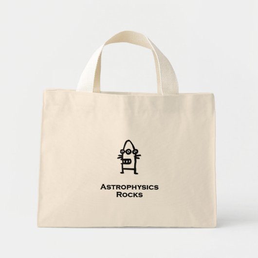 Three Eye Bot Astrophysics Rock Mini Tote Bag (Voorkant)