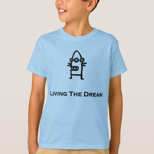 Three Eye Bot Living The Dream T-shirt (Voorkant)