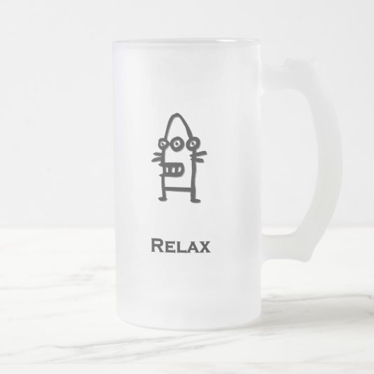 Three Eye Bot Relax Matglas Bierpul (Rechts)