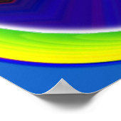 Three-eyed alien skull poster (Hoek)