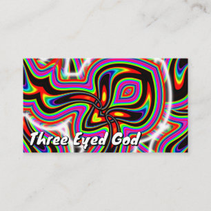 Three Eyed God ( u kunt de woorden veranderen ) Visitekaartje