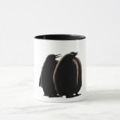 Three fluffy & cute Baby Penguins Mok (Midden)