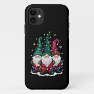 Three Gnomes Christmas Lights Xmas Holiday iPhone 11 Hoesje