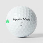Three Green Shamrock Trinity Golfballen (Logo)
