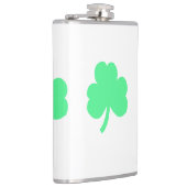 Three Green Shamrock Trinity Heupfles (Rechts)