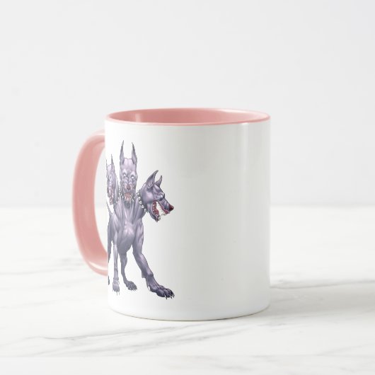 Three Headed Dog Cerberus Mok (Voorkant links)