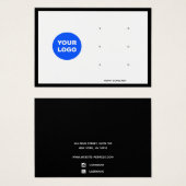  Three Hole Add Logo Earring Jewelry Display (Devant & derrière)