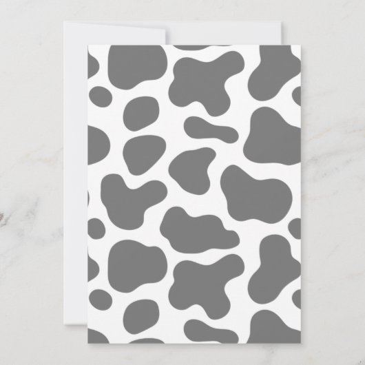 Three-I-E-I-O Boerderij Verjaardagsuitnodiging Kaart (Achterkant)