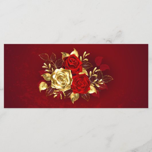 Three Jewelry Roses Menu (Voorkant)
