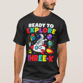 Three K Preschool Astronaut Adventure T-shirt