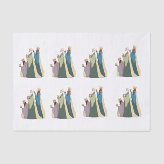 THREE KING TISSUE PAPER  TISSUEPAPIER (Voorkant)