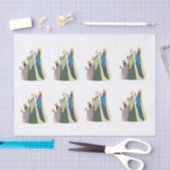 THREE KING TISSUE PAPER  TISSUEPAPIER (Craft)