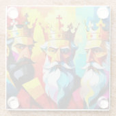 Three Kings Glazen Onderzetter (Achterkant)