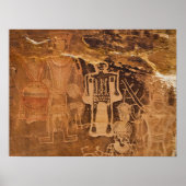Three Kings Petroglyph McConkie Ranch Utah Poster (Voorkant)