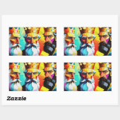 Three Kings Rechthoekige Sticker (Vel)