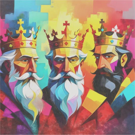 Three Kings Sticker (Voorkant)