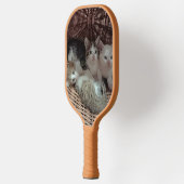Three Kittens in a Wicker Basket Pickleball Paddle (Links)