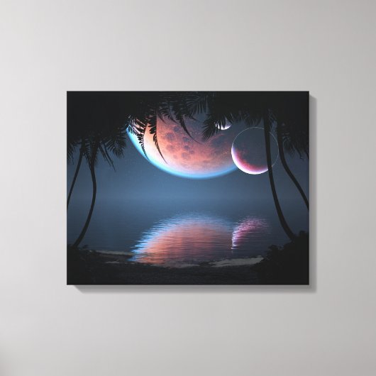 Three Moon Bay Canvas Afdruk (Voorkant)