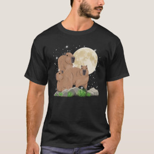 Three Opposum Moon With 3 Possums And Dead Moon T-shirt