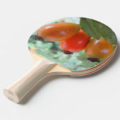 Three orange rosehips tafeltennisbatje (Voorkant Gekanteld)