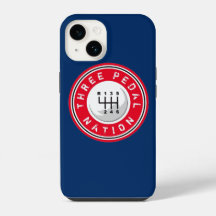 THREE PEDAL NATION iPhone hoesje