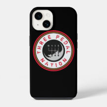 THREE PEDAL NATION iPhone hoesje