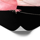 Three Pink Balloons Happy Nursery Poster (Coin)