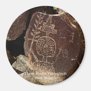 Three Rivers Petroglyf Magneet