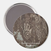 Three Rivers Petroglyf Magneet (Voorkant / Achterkant)