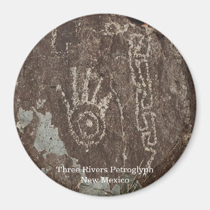 Three Rivers Petroglyf Magneet