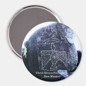 Three Rivers Petroglyf Magneet (Voorkant / Achterkant)