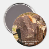 Three Rivers Petroglyf Magneet (Voorkant / Achterkant)
