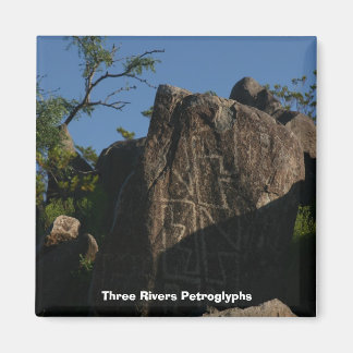 Three Rivers Petroglyfen Magneet