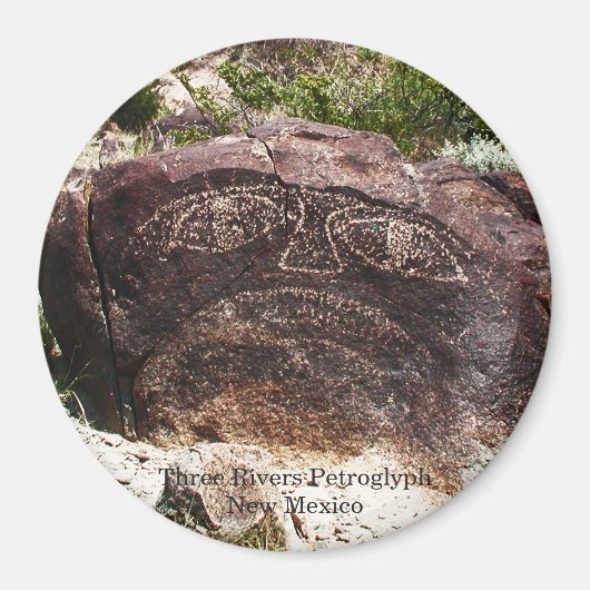 Three Rivers Petroglyph Magneet (Voorkant)